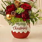 Merry And Joyous Christmas Flowers