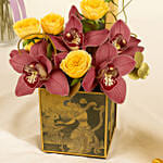 Mid Autumn Blessings Flowers Vase