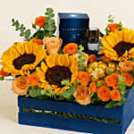 Mont Blanc Perfume with Flowers & Chocolates