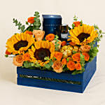 Mont Blanc Perfume with Flowers & Chocolates