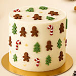 Christmas Gingerbread Forest Chocolate Fudge Cake