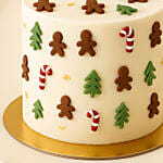 Christmas Gingerbread Forest Chocolate Fudge Cake