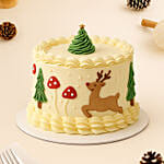 Christmas Reindeer Chocolate Fudge Cake