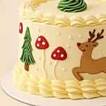 Christmas Reindeer Chocolate Fudge Cake