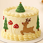 Christmas Reindeer Chocolate Fudge Cake
