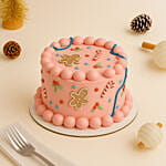 Christmas Lights Red Velvet Cake