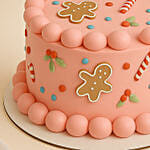 Christmas Lights Red Velvet Cake