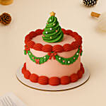 Christmas Tree Red Velvet Cake
