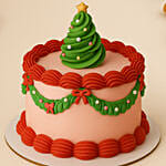 Christmas Tree Red Velvet Cake