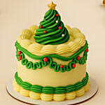 Christmas Tree Vanilla Cake