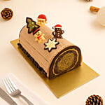 Chocolate Christmas Log Cake - 400 grams