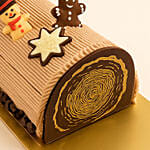 Chocolate Christmas Log Cake - 400 grams