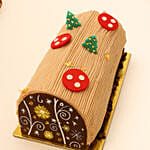 Chocolate Christmas Log Cake - 800g