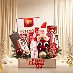 Merry Christmas Chocolates and Santa Tray