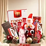 Merry Christmas Chocolates and Santa Tray