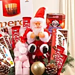 Merry Christmas Chocolates and Santa Tray