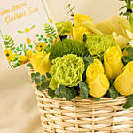 Get Well Soon Flowers Basket
