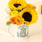 Get Well Soon Flowers Mug
