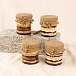 Brownie Cake Jar Set of 4