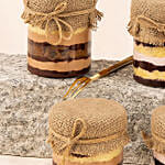 Brownie Cake Jar Set of 4
