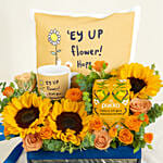 Get Well Soon Floral & Comfort Hamper with Mug N Cushion