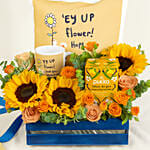 Get Well Soon Floral & Comfort Hamper with Mug N Cushion