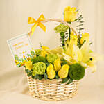 Get Well Soon Flowers Basket
