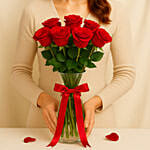 Ravishing Romance Vase for Valentines Day