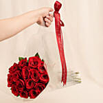 15 Red Roses Posy