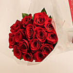15 Red Roses Posy