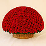 800 Red Roses Basket