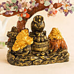 Fortune tree Quartz stone 25cm