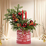 Christmas Glow Flowers Arrangement