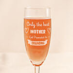Best Grandma Engraved Wine Glass