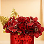 Happiness - Holiday Greetings Flower Arrangement
