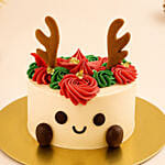 Jolly Christmas Vanilla Raspberry Cake