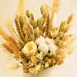 Soothing Mixed Preserved Flowers Designer Vase