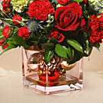 Decorative Xmas Floral Vase