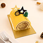 Mango Passion Christmas Log Cake 400 grams
