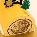 Mango Passion Christmas Log Cake 400 grams