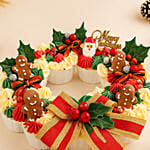 Pull apart Christmas Wreath Cupcakes