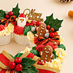 Pull apart Christmas Wreath Cupcakes