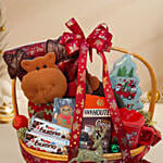 Festive Cocoa & Chocolate Christmas Gift Basket