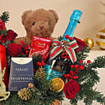 Merry Magic Hamper - Wine Cookies & Panettone