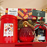 Premium Christmas Gift Box with Wine & Goodies