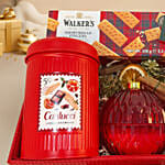 Premium Christmas Gift Box with Wine & Goodies