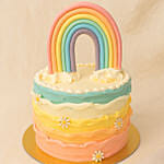 Tempting Cake Rainbow Theme