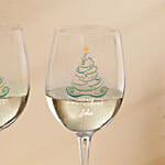 Holidays Themed Personalised Wine Glass Set