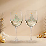 Holidays Themed Personalised Wine Glass Set