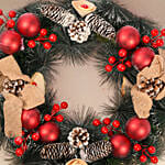 Artificial Red and Green Wreath